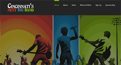 Desktop Screenshot of cincinnatisnextbigband.com